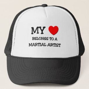 Casquette Mon coeur appartient à un ARTISTE MARTIAL