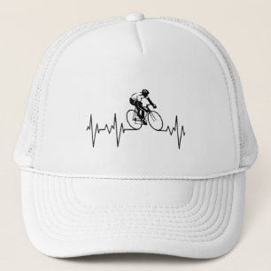 Casquette Mon Coeur bat Pour Le Cyclisme.
