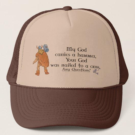 casquette mon Dieu (Devant)