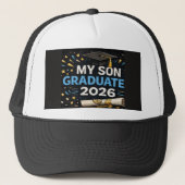 Casquette Mon fils est diplômé 2026 (Devant)