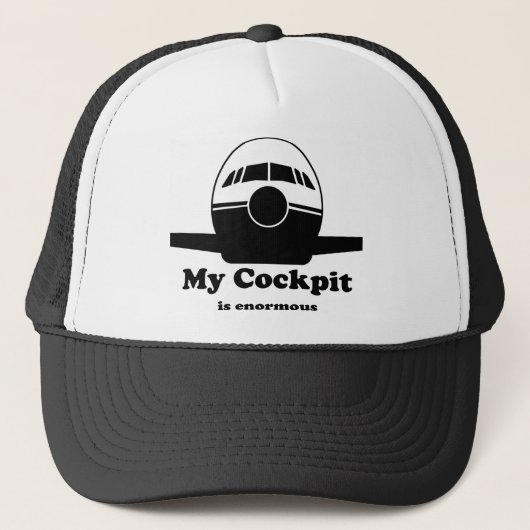 Casquette Mon habitacle est énorme (Devant)
