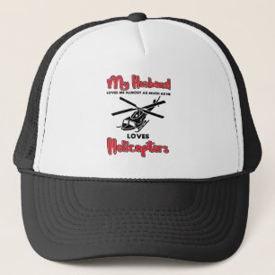 Casquette Mon Mari Aime Les Hélicoptères Pilotes Drôle