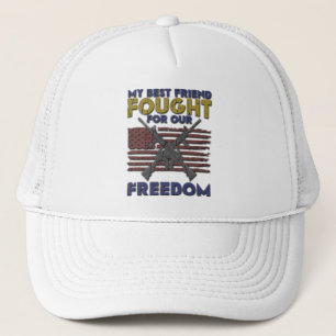 Casquette Mon meilleur ami s'est battu pour notre liberté -