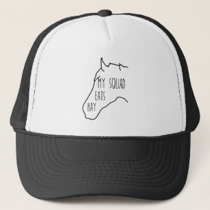 Casquette Mon peloton mange le foin - citation de cheval
