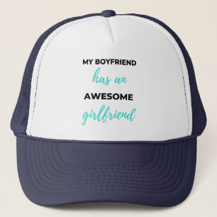 Casquette Mon Petit Amis A Une Aimante Fille Noire