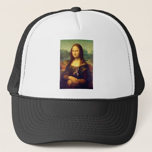 Casquette Mona Lisa With Puzzle Ribbon (Devant)