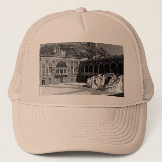 Casquette Monaco palace courtyard (Devant)