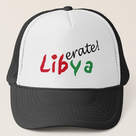 Casquette Monde Affairs_Liberate Libye (Devant)