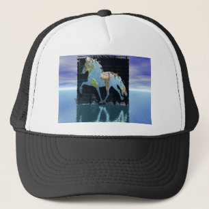 Casquette Monde des chevaux islandais