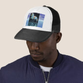 Casquette Monde des chevaux islandais (En situation)