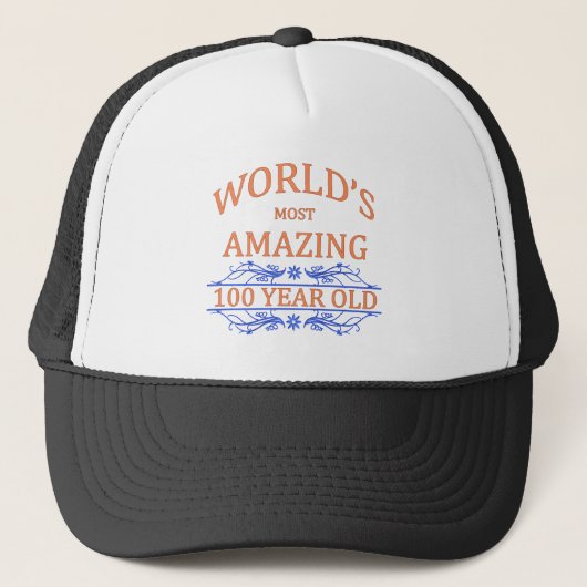 Casquette Monde le plus stupéfiant 100 ans (Devant)