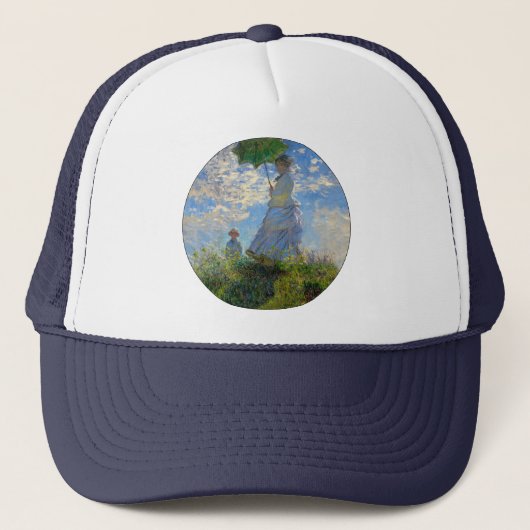 Casquette Monet Femme Parasol Impressionnisme (Devant)