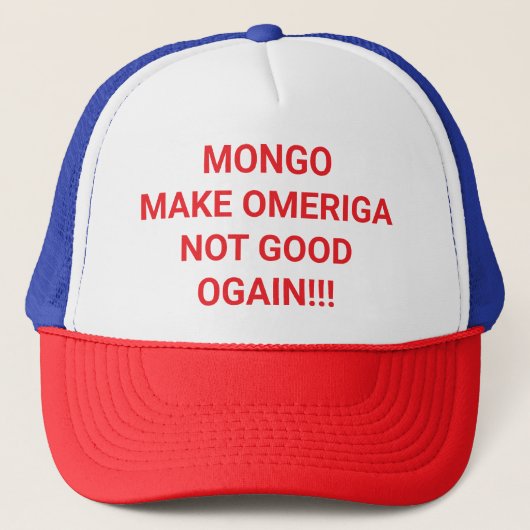 Casquette mongo morons bête drumpf Hankamer Artjunkhaus Fun! (Devant)