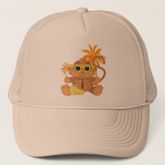 Casquette Monkey Nerd (Devant)