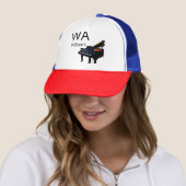 Casquette Monogramme ajouter le nom de la lettre initiale te (En situation)