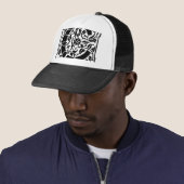 Casquette Monogramme C initial. Nom floral Motif Customisé (En situation)