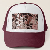 Casquette Monogramme Cocaca Rose Wisteria Harmonie (Devant)