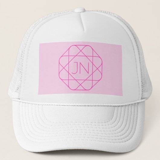 Casquette Monogramme cool, Style de logo de hanche | Rose &  (Devant)