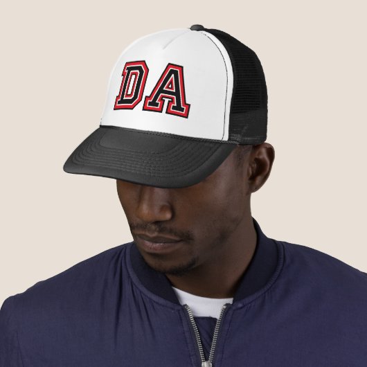 Casquette Monogramme "DA" (En situation)
