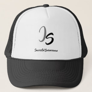 Casquette Monogramme d'argent élégant pour un homme d'affa