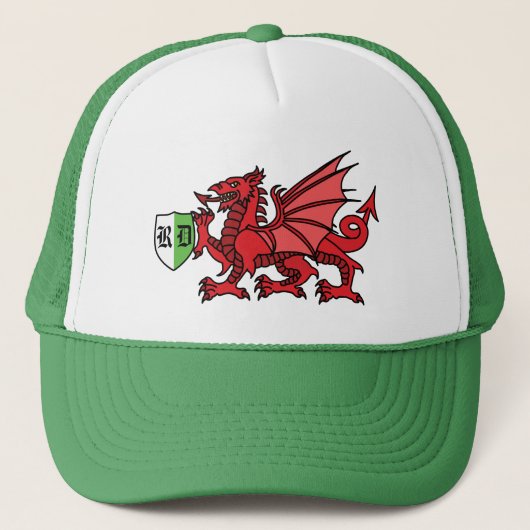 Casquette Monogramme de dragon gallois (Devant)