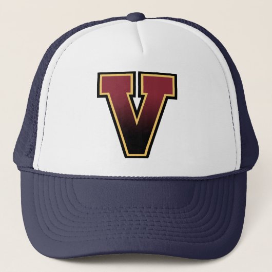 Casquette Monogramme de la lettre "V" (Devant)