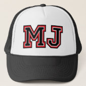 Casquette Monogramme de "MJ" (Devant)