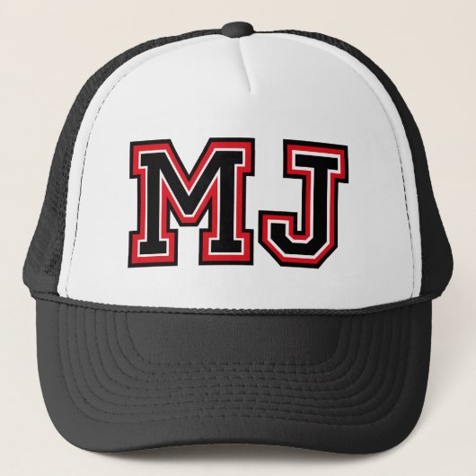 Casquette Monogramme de "MJ" (Devant)