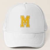 Casquette Monogramme de Varsité jaune (Devant)