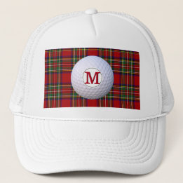 Casquette Monogramme du clan écossais sur carreaux tartan Ro