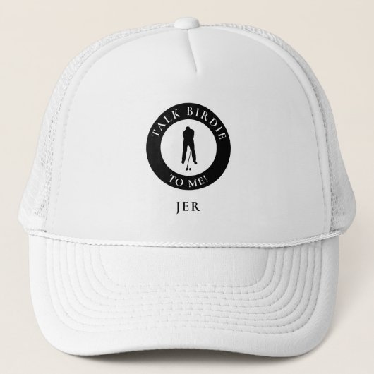 Casquette Monogramme Golf Drôle Golfeur Citation Mignonne Pe (Devant)