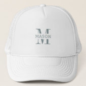 Casquette Monogramme minimaliste personnalisé (Devant)