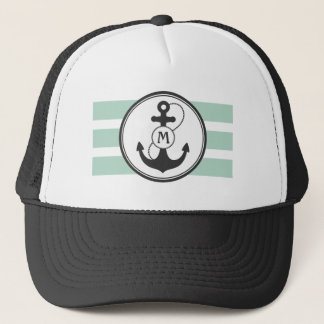 Casquette Monogramme nautique vert