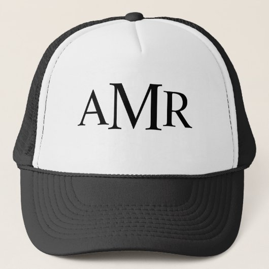 Casquette Monogramme personnalisé classique (Devant)