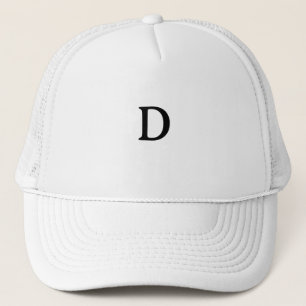 Casquette Monogramme Personnalisé D Logo Averia Serif Police
