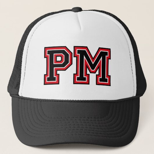 Casquette Monogramme 'PM' (Devant)