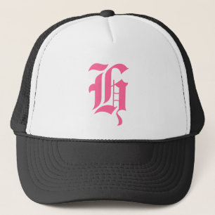 Casquette Monogramme rose H