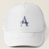 Casquette Monogramme tendance avec superposition de nom de s (Devant)