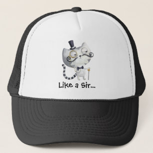 Casquette Monsieur Kitty Cat avec des moustaches