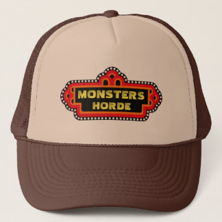 Casquette Monsters Horde Retro Pizza Place Trucker Chapeau