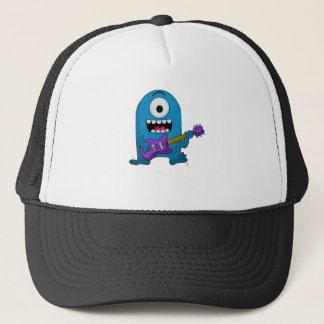 Casquette monstre bleu mignon guitarist.png