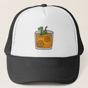 Casquette Monstre de Ness de serrure en verre de whisky