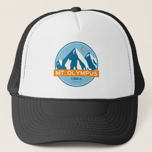 Casquette Mont Olympe Washington Étoiles Lune (Devant)