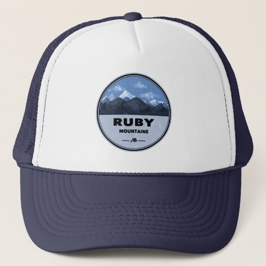 Casquette Montagnes Ruby Nevada Camping (Devant)