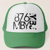 CASQUETTE MONTEGO BAY JAMAICA VERT 876 MBJ (Devant)
