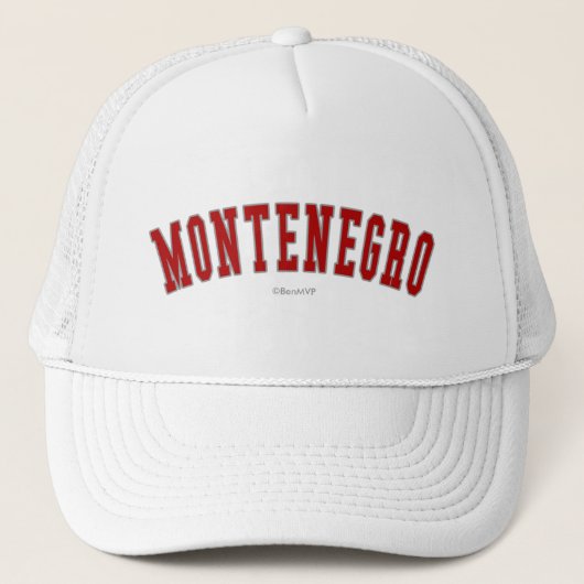 Casquette Monténégro (Devant)