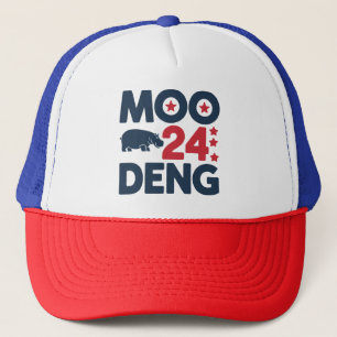 Casquette Moo Deng 2024 Moo Deng Moo Deng Bébé Hippopotame M