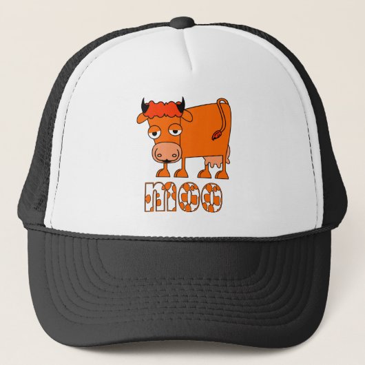 Casquette MOO - Vache à gingembre (Devant)