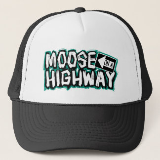 Casquette Moose sur un chapeau de camion routier