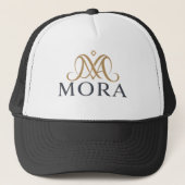Casquette MORA Essential Cap (Noir et Blanc) (Devant)